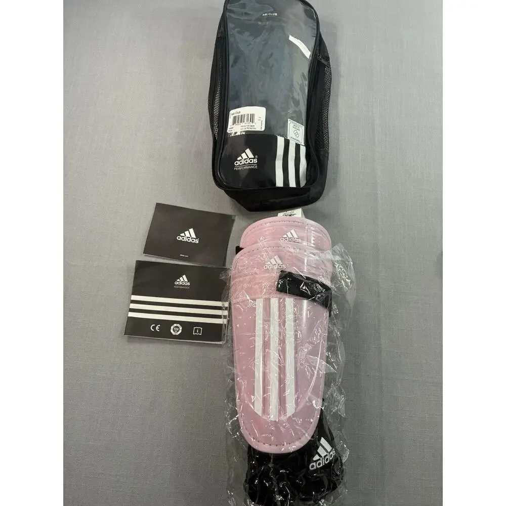 Adidas Adi Club Soccer Shin Guards Girls L 1 New 1 Used Pinks